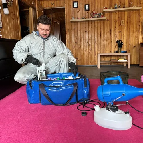 ФОТО Полное удаление ртути в помещениях в районе станции метро Электрозаводская