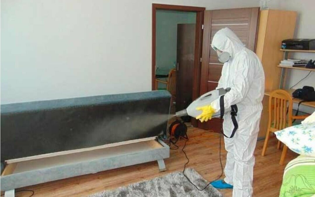 ФОТО Уничтожение блох в районе станции метро Электрозаводская